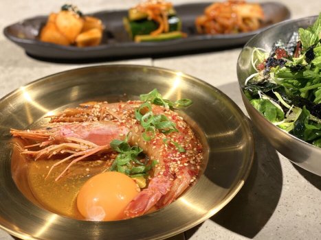 BBQプラン限定メニュー「カンジャンセウ」はじめ韓国グルメを満喫！