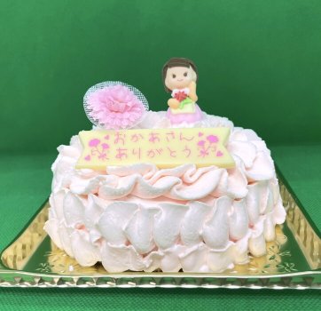 母の日ショートケーキ