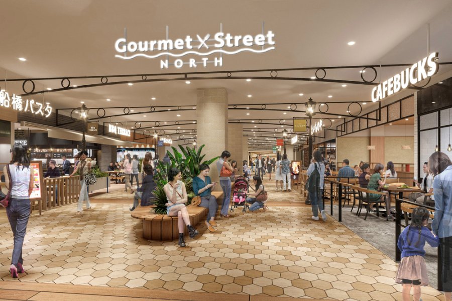 【北館Ⅰ期エリア】3階レストランゾーン入口（イメージ）