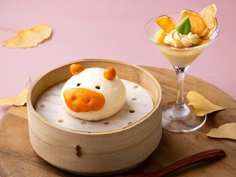 プレゼント：アニマル饅頭＆さつまいもプリン（大人のお客様限定・お一人様1セット）