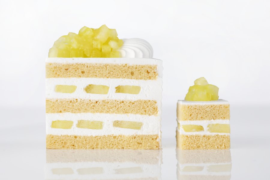 糖度14度以上のマスクメロンを 使用した「スーパーメロンショートケーキ」